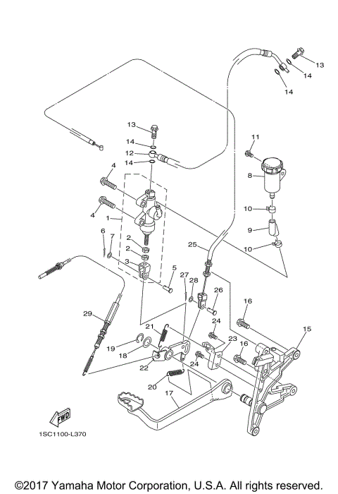 REAR MASTER CYLINDER