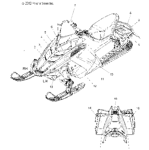 BODY, DECAL - S13BP8 ALL OPTIONS (49SNOWDECAL13RUSHPRO)