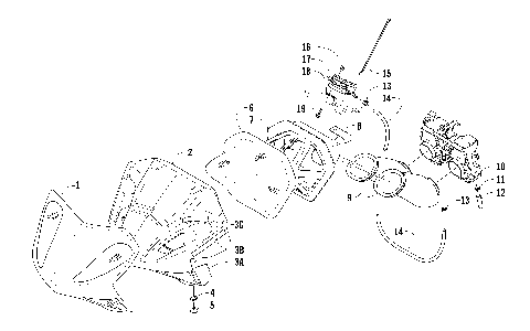 AIR SILENCER, CARBURETOR, AND FUEL PUMP ASSEMBLY [88795]