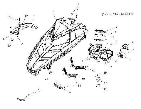 BODY, HOOD ASM. - S15CL6/CW6 ALL OPTIONS (49SNOWHOOD13SB)