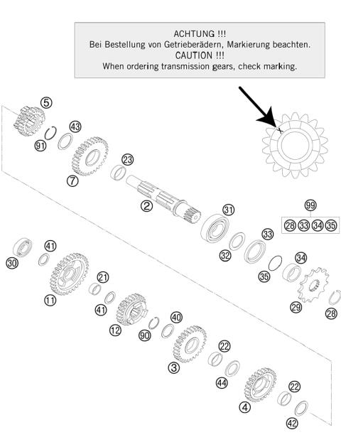 TRANSMISSION II - COUNTERSHAFT     