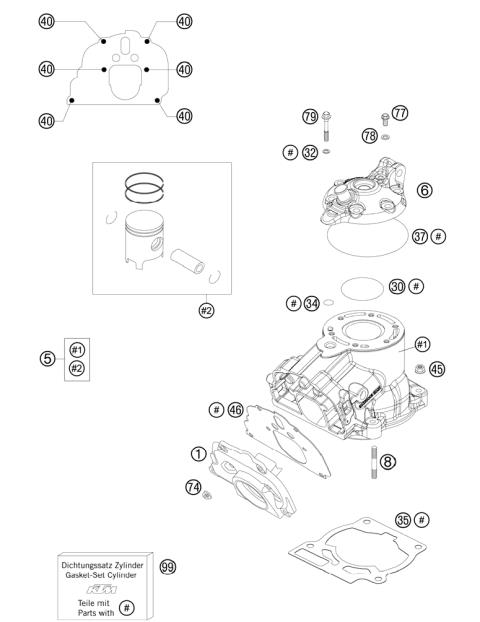 CYLINDER, CYLINDER HEAD            