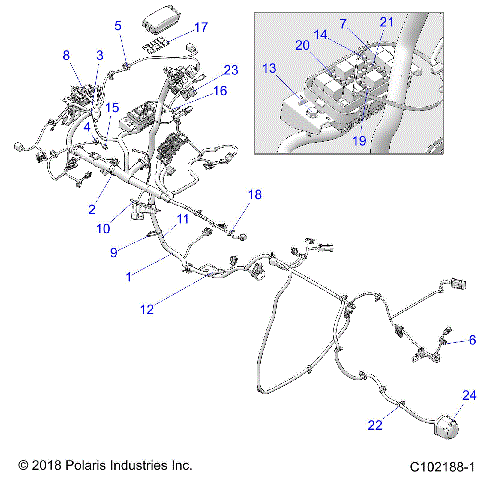 ELECTRICAL, HARNESS - A22SGE95PN (C102188-1)