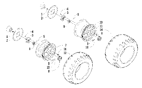 WHEEL AND TIRE ASSEMBLY [94121]