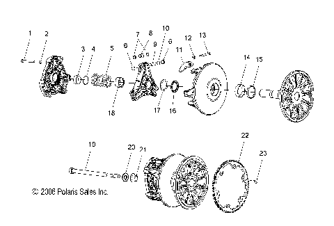 DRIVE CLUTCH - S07PK6FS/FE/PM6FS/PM6FSA (49SNOWDRIVECLUTCH600RMK)