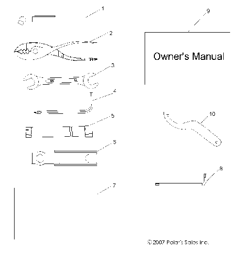 TOOL KIT - R08VH76AD/AG (49RGRTOOL08VISTA)