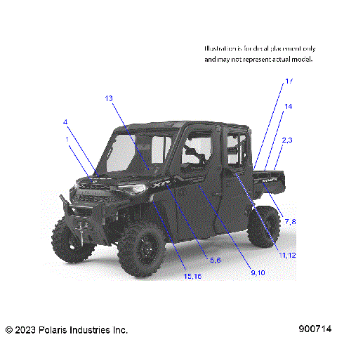 BODY, DECALS GRAPHIC - R24RSU99AJ/AK/AZ/A9/BJ/BK/BZ/B9 (900714)
