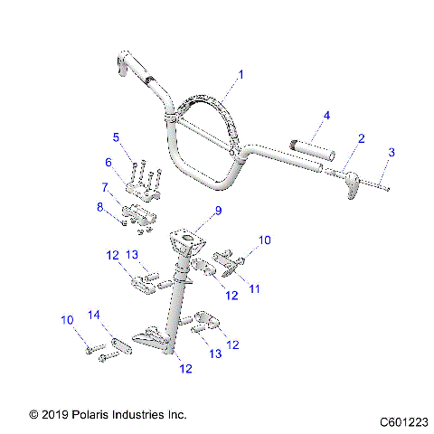 STEERING, HANDLEBAR MOUNTING - S21EHK8RC ALL OPTIONS (C601223)