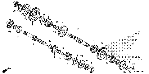 TRANSMISSION (CRF80F)