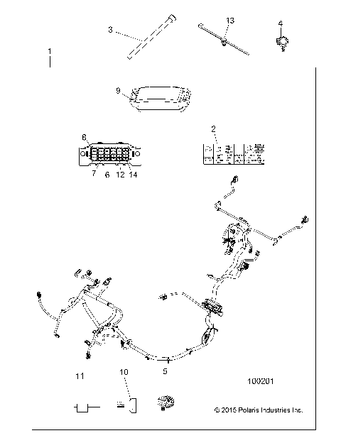 ELECTRICAL, WIRE HARNESS - A16DAH57A1 (100201)