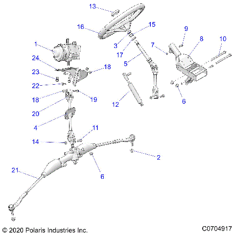 STEERING, STEERING ASM. - R21TAE99A1/A7/A9/AG/AP/AS/B1/B7/B9/BG/BP/BS (C0704917)