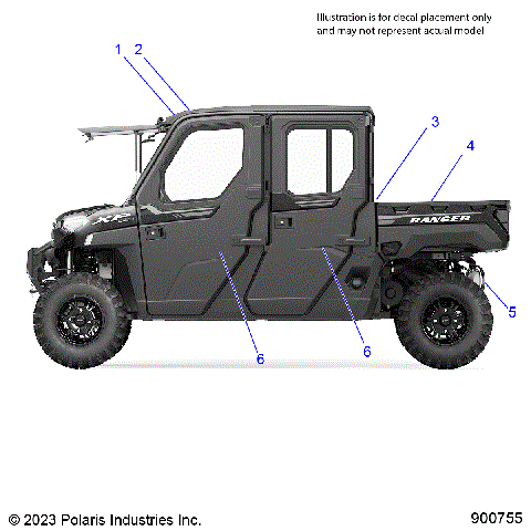 BODY, DECALS, GENERAL - R25RSV99AC (900756)