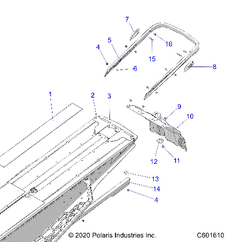BODY, BUMPER, REAR - S21TDV8RS/8RE ALL OPTIONS (C601595)