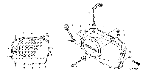 RIGHT CRANKCASE COVER (2)