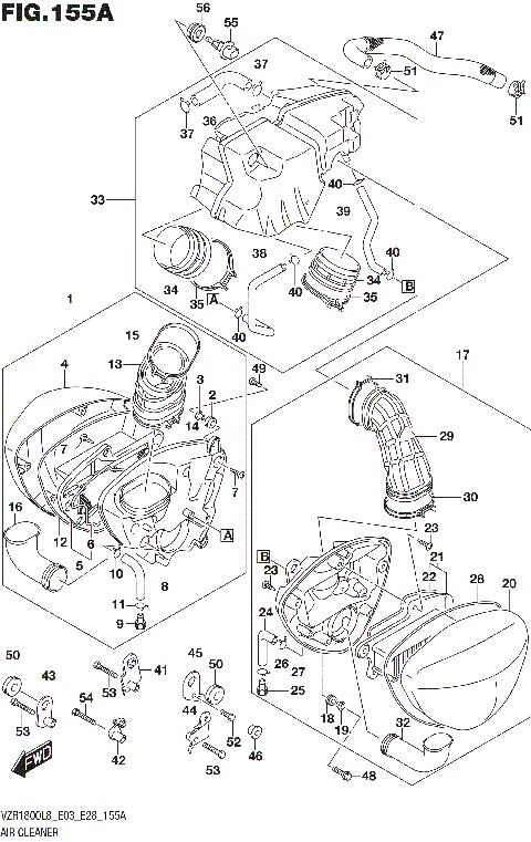AIR CLEANER (VZR1800L8 E28)
