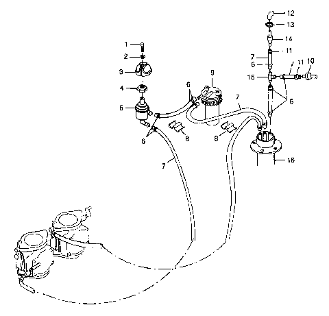 FUEL SYSTEM - B984573 (4946554655a010)