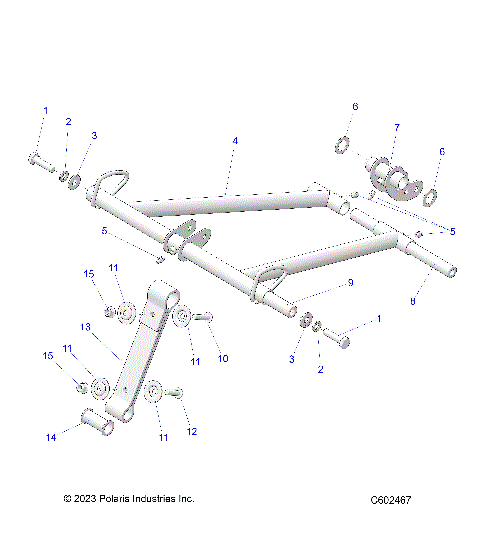 SUSPENSION, TORQUE ARM, FRONT - S24CEA5TSL (C602467)