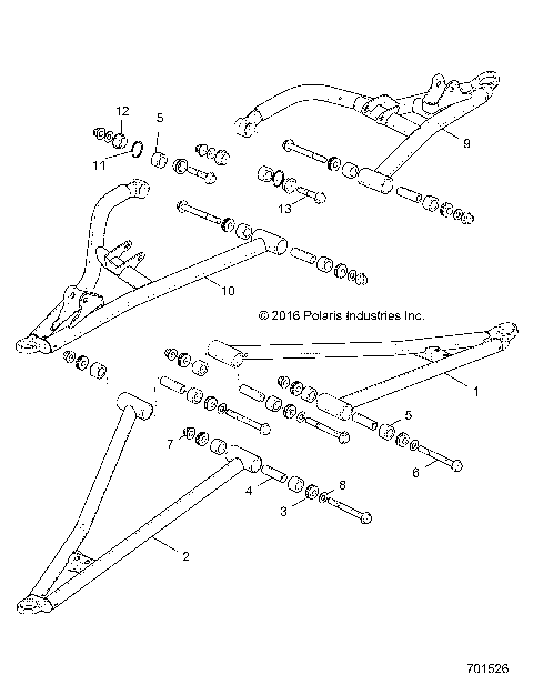 SUSPENSION, FRONT CONTROL ARMS - R19RHE99AD/BD/LD/KAK/BK (701526)