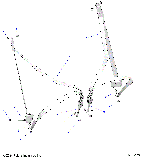 BODY, SEAT BELT MOUNTING - Z25NEF99A4/B4/A5/B5 (C750476)