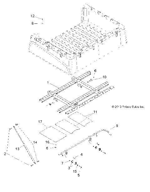 BODY, BOX MOUNTING - R14RH57FX (49RGRBOXMOUNTING14570)