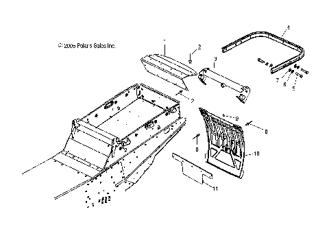 CHASSIS, REAR BUMPER, HITCH and SNOW FLAP - S08NT3AS/ASA/AE (4997299729A06)