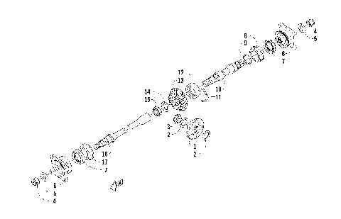 SECONDARY DRIVE ASSEMBLY [90911]