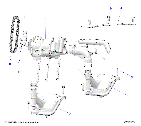 ENGINE, OIL PUMP - R25X6W1RB9/BD/BM (C730963)