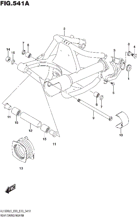 REAR SWINGINGARM