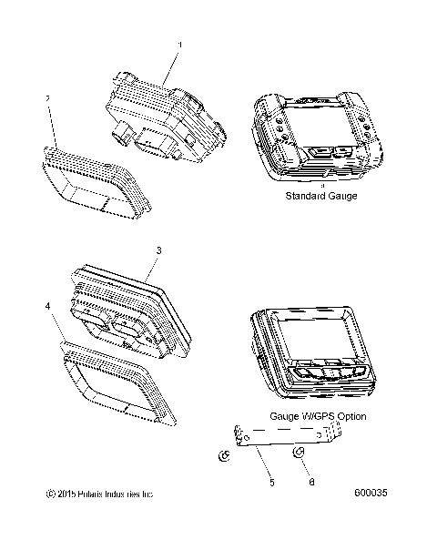 ELECTRICAL, MULTI FUNCTION GAUGE - S16EN8/EY8 ALL OPTIONS (600035)