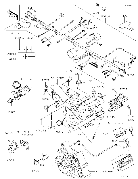 2021 Kawasaki Z125 PRO Motorcycles Parts Finder Diagrams
