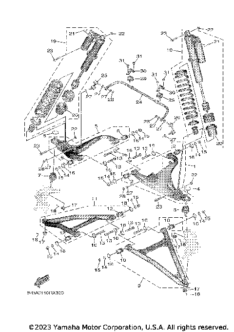 FRONT SUSPENSION & WHEEL