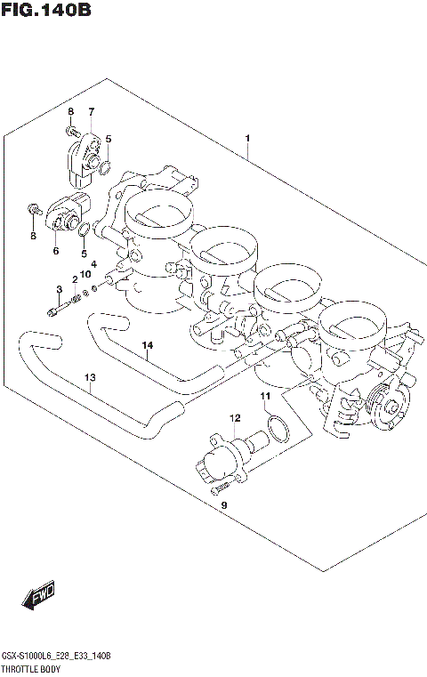 THROTTLE BODY (GSX-S1000AL6 E28)
