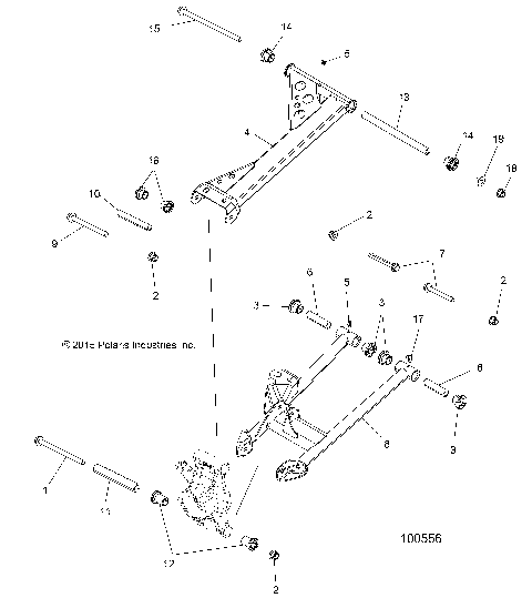 SUSPENSION, REAR - A16SXS95FK [100556]