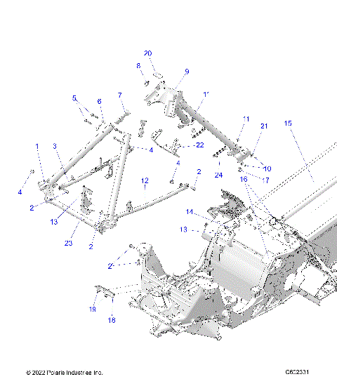 CHASSIS, CHASSIS ASM. and OVER STRUCTURE - S24TKP9FS (C602331)