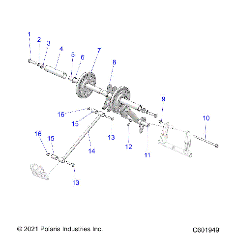 SUSPENSION, TORQUE ARM, REAR - S23TLG8RS/8RE (C601949)