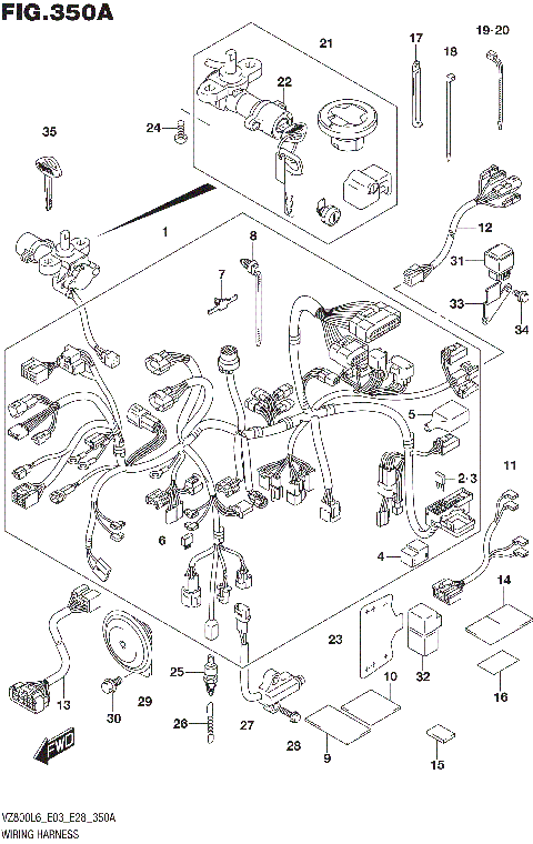 WIRING HARNESS (VZ800L6 E03)