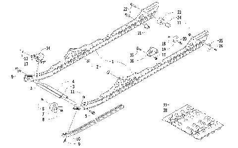 SLIDE RAIL AND TRACK ASSEMBLY [94634]