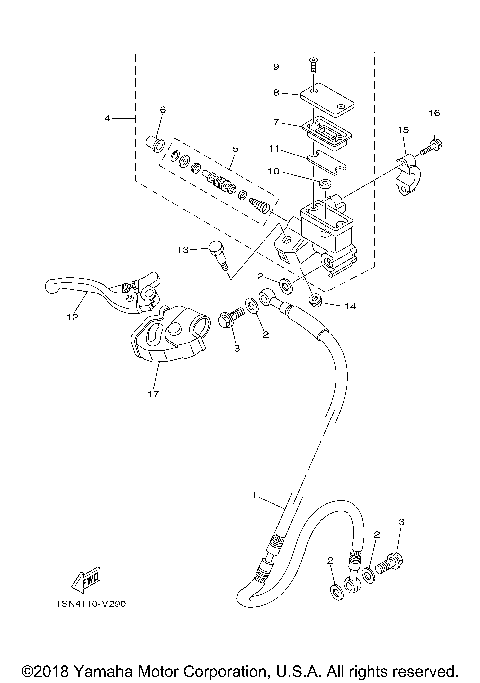 FRONT MASTER CYLINDER