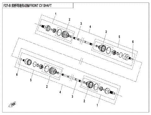 FRONT CV SHAFT (ODM)