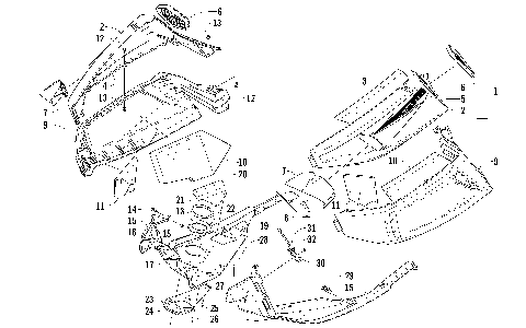 SKID PLATE AND SIDE PANEL ASSEMBLY [93738]