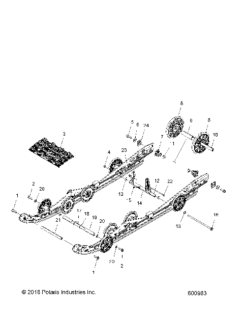 SUSPENSION, REAR - S20EEF6PSL/PEL (600983)