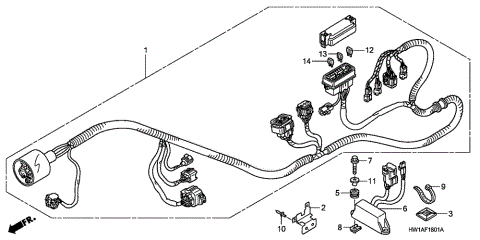 WIRE HARNESS (FRAME)