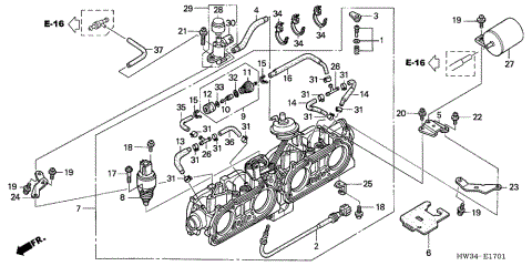 THROTTLE BODY (NON-TURBO)