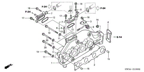 EXHAUST MANIFOLD (TURBO)