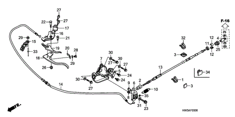 TRIM LEVER@TRIM CABLE
