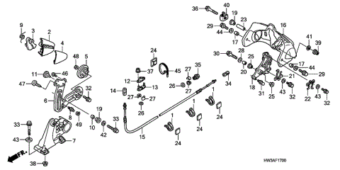 REVERSE LEVER@REVERSE    CABLE