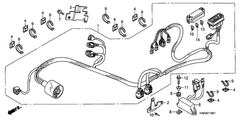 WIRE HARNESS (FRAME)