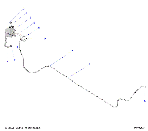 ENGINE, COOLING, SURGE TANK & HOSES - Z25RPP2KAE/BE (C750146)
