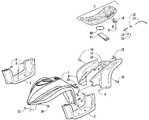 BODY AND SEAT ASSEMBLY [78568]