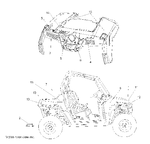 BODY, DECALS - R09VH76AX (49RGRDECAL09RZRS)